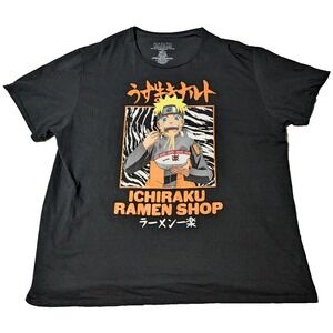 NARUTO ICHIRAKU RAMON SHOP Men 3XL (54/56) Black T-Shirt